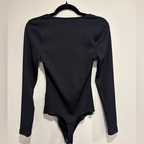 Abercrombie & Fitch Ribbed Black Bodysuit - Picture 3 of 7